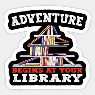 Summer Reading Program 2024 Adventure Begins At Your Library Sticker